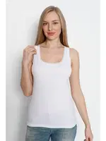 Kadın Beyaz Kalın Askılı Dantelli Atlet Arma Yıldız 3363 Beyaz farklı açı