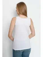 Kadın Beyaz Kalın Askılı Dantelli Atlet Arma Yıldız 3363 Beyaz detay görünüm