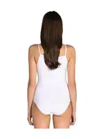 Kadın Beyaz Likralı İp Askılı Çıt Çıtlı Body Arma Yıldız 3336 Beyaz farklı açı