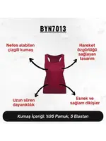 Kadın Bordo Sporcu Atleti  Darkzone BYN7013 görsel 8