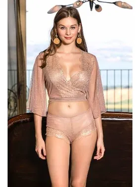 Gallipoli Kadın Cappucino Bolero, Sütyen, Boxer Külot Takım Gallipoli MGP31433