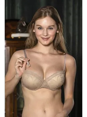 Gallipoli Kadın Cappucino Dantelli Sütyen Slip Külot Takım Gallipoli MGP31111 - Alternatif Görünüm