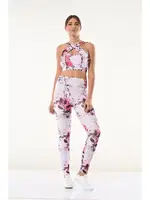 Çiçek Desenli Büstiyer Tayt Takım Derya Kurşun 530 görsel 4