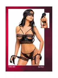 Gallipoli Dantel Kelepçeli Fantezi Sütyen Takımı MGP6672