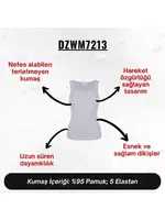 Kadın Gri Penye Atlet  Darkzone DZWM7213 farklı açı
