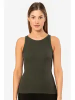Halter Yaka Fitilli Yeşil Kadın Atlet Türen 3403 Haki farklı açı