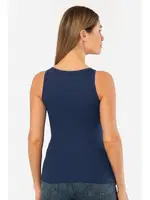 Askılı Halter Yaka Fitilli Kadın Atlet Türen 3403 Lacivert görsel 4