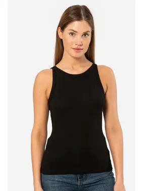 Türen Siyah  Halter Yaka Fitilli Kadın Atlet Türen 3403 - Alternatif Görünüm