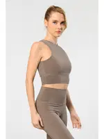 Halter Yaka Sporcu Kadın Büstiyer Türen 3701 Vizon detay görünüm