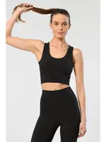 Havuz Yaka Spor Kadın Büstiyer Türen 3702 Siyah