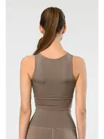 Spor Havuz Yaka Kadın Büstiyer Türen 3702 Vizon görsel 4