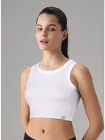 Kadın Kaşkorse %92 Pamuk Crop Atlet Doreanse 9326 Beyaz