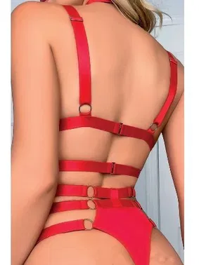 NightLight Kadın Kırmızı Sütyen Külot Takımı NightLight 3471 - Alternatif Görünüm
