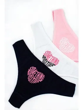 Öts İç Giyim Kadın Külot Likralı Brazilian %96 Pamuk Renk Seçenekleri ÖTS 4217 - 6 ADET - Alternatif Görünüm