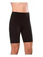 Kadın Likralı Esnek Yumuşak Pamuklu Örme Diz üstü Tayt Özkan 0413 Siyah görsel 7