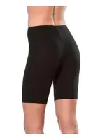 Kadın Likralı Esnek Yumuşak Pamuklu Örme Diz üstü Tayt Özkan 0413 Siyah görsel 8