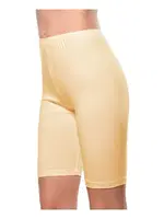 Kadın Likralı Esnek Yumuşak Pamuklu Örme Diz üstü Tayt Özkan 0413 Ten görsel 5