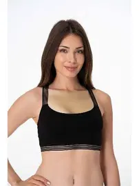 İMER Kadın Modal Büstiyer Sırt Çapraz Detaylı İmer 1117