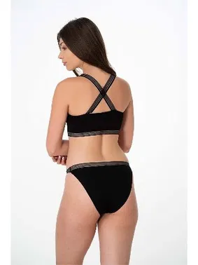 İMER Kadın Modal Büstiyer Sırt Çapraz Detaylı İmer 1117 - Alternatif Görünüm