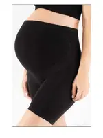 Kadın Modal Hamile Kısa Tayt İmer 4343 Siyah detay görünüm