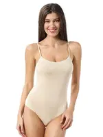 Kadın Pamuklu İnce Askılı Çıtçıtlı Kancalı Body Özkan 0603 Ten farklı açı