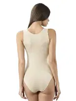 Kadın Pamuklu Kalın Askılı Kancalı Çıtçıtlı Örme Body Özkan 0602 Ten görsel 4