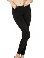 Kadın Pamuklu Likralı Süprem Düz Uzun Tayt Özkan 0415 Siyah detay görünüm