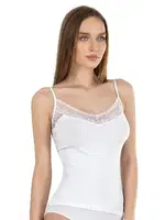 Kadın Pamuklu Modal Dantel Detaylı İnce Askılı Atlet Özkan 26849  görsel 4