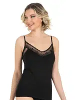 Kadın Pamuklu Modal Dantel Detaylı İnce Askılı Atlet Özkan 26849  görsel 8