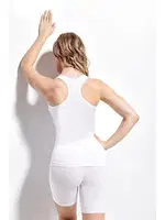 Kadın Pamuklu Sporcu Atlet Kolcu 2550 Beyaz detay görünüm