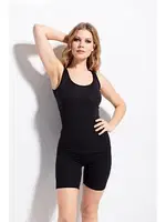 Kadın Pamuklu Sporcu Atlet Kolcu 2550 Siyah farklı açı