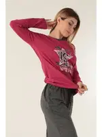 Kadın Pijama Takımı Miorre 001-015132 Pembe görsel 5