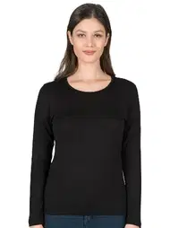 Özkan Kadın Premium Yumuşak Kumaş Viskon Bisiklet Yaka Uzun Kollu Örme Bluz Özkan 7124