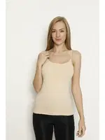 Kadın Ribana Ten İp Askı Atlet 6lı Paket Arma Yıldız 3304 - 6 ADET Ten detay görünüm