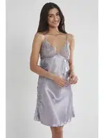 İnce Askılı Saten Dantelli Kadın Gecelik Pierre Cardin 624 görsel 8