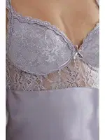 Gögüs Kaplı Saten Dantelli Gecelik Pierre Cardin 665 görsel 11