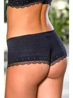 Kadın Siyah Boxer Külot Gallipoli MGP21273 Siyah detay görünüm