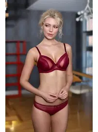 Moonlight Kadın Siyah Dolgusuz Sütyen Külot Takım Moonlight 2139-1