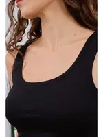 Kadın Siyah Penye Atlet  Darkzone DZWM7201 farklı açı