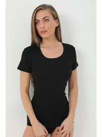 Arma Yıldız Kadın Siyah Ribana Fanila Arma Yıldız 3314