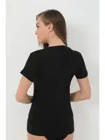 Kadın Siyah Ribana Fanila Arma Yıldız 3314 Siyah görsel 5