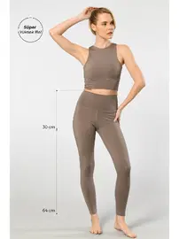 Türen Yüksek Belli Kadın Tayt Türen 3703