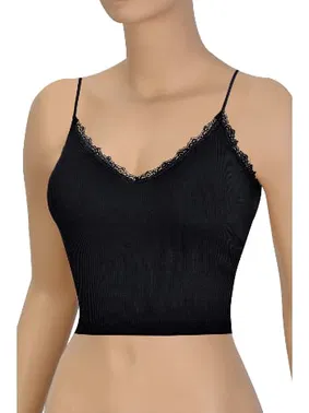 Öts İç Giyim Kadın Sütyen Ip Askılı Likralı Fitilli Esnek Rahat Kumaş ÖTS 3128 - Alternatif Görünüm