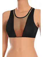 Kadın Sütyen Likralı Tüllü Esnek Rahat Kumaş ÖTS 6077 detay görünüm