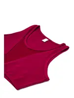 Kadın Sütyen Likralı Tüllü Esnek Rahat Kumaş ÖTS 6077 Bordo farklı açı