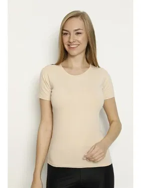 Arma Yıldız Kadın Ten Yuvarlak Yaka Fanila Arma Yıldız 3358 - Alternatif Görünüm