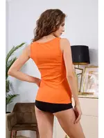 Kadın Turuncu Penye Atlet  Darkzone DZWM7206 detay görünüm