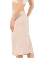 Kadın Viskon Diz Altı Orta Boy Astar Jüpon Kombinezon Özkan 26992 Ten detay görünüm