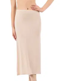 Özkan Kadın Viskon Diz Altı Uzun Astar Jüpon Kombinezon Özkan 26975