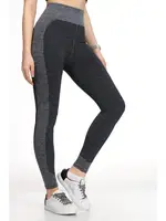 Kadın Yüksek Bel Spor Tayt Miorre 999-ZZ0156 Gri Melanj görsel 6